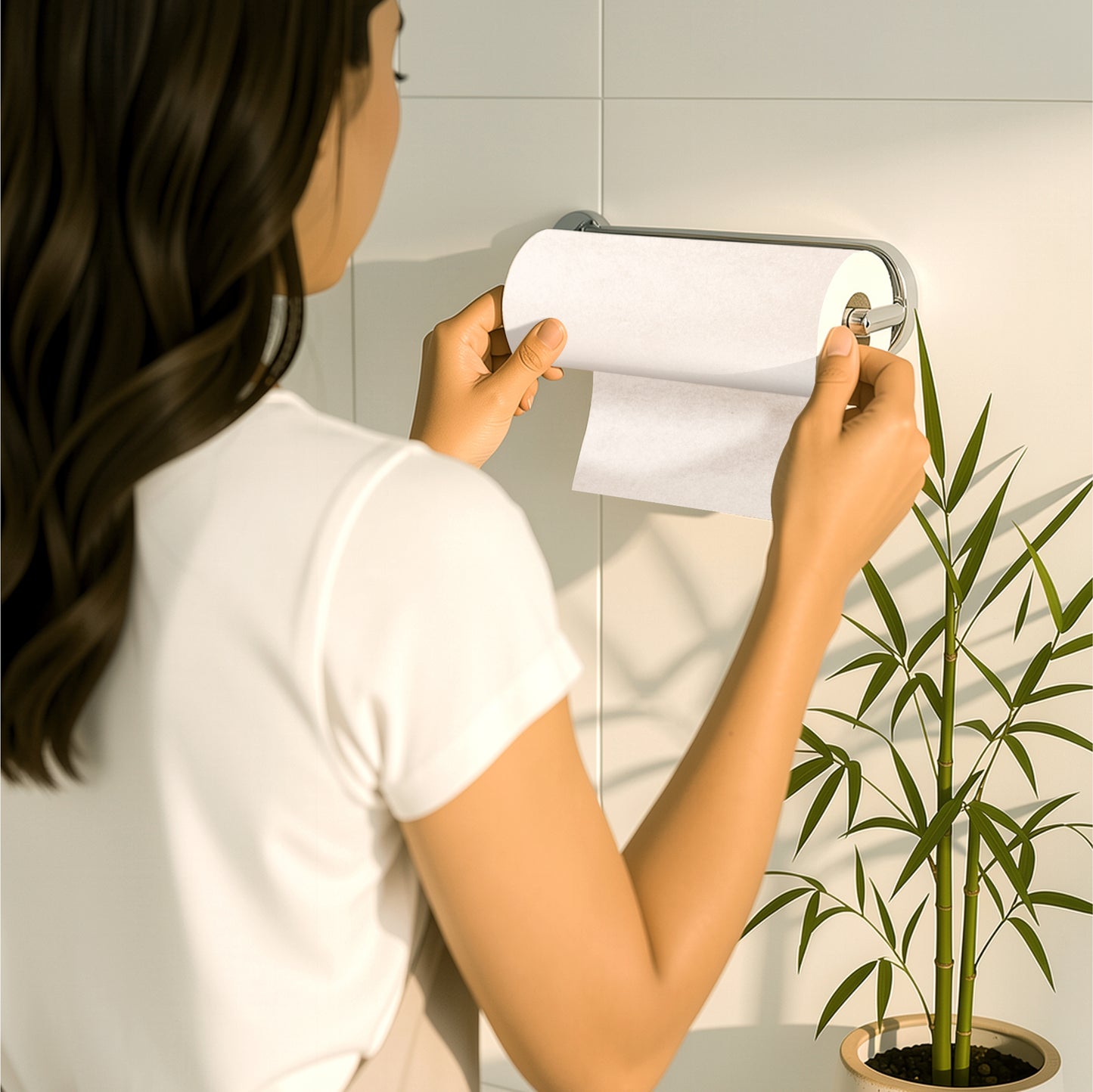 Bamboo Kitchen Towel Rolls