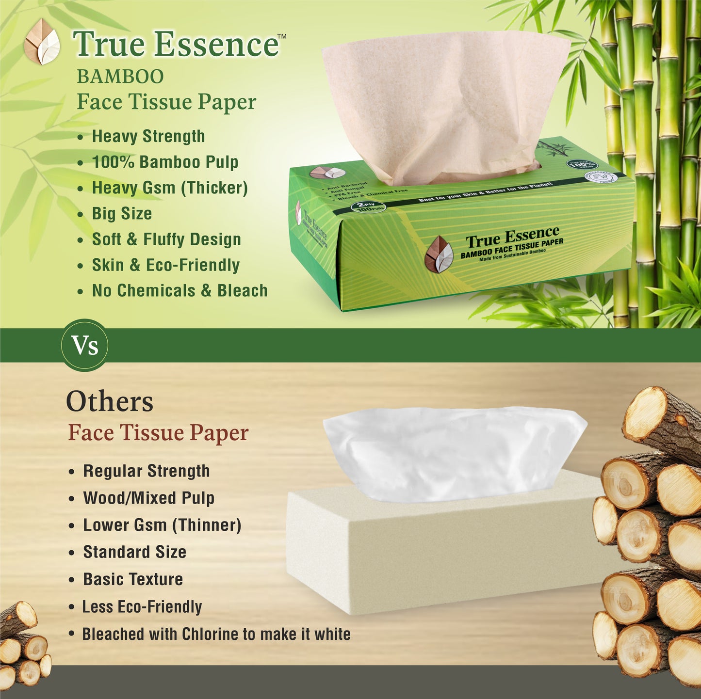 Bamboo Face Tissue Paper