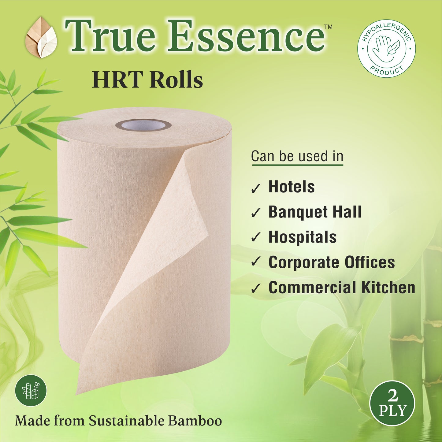 Premium Hard Roll Tissue