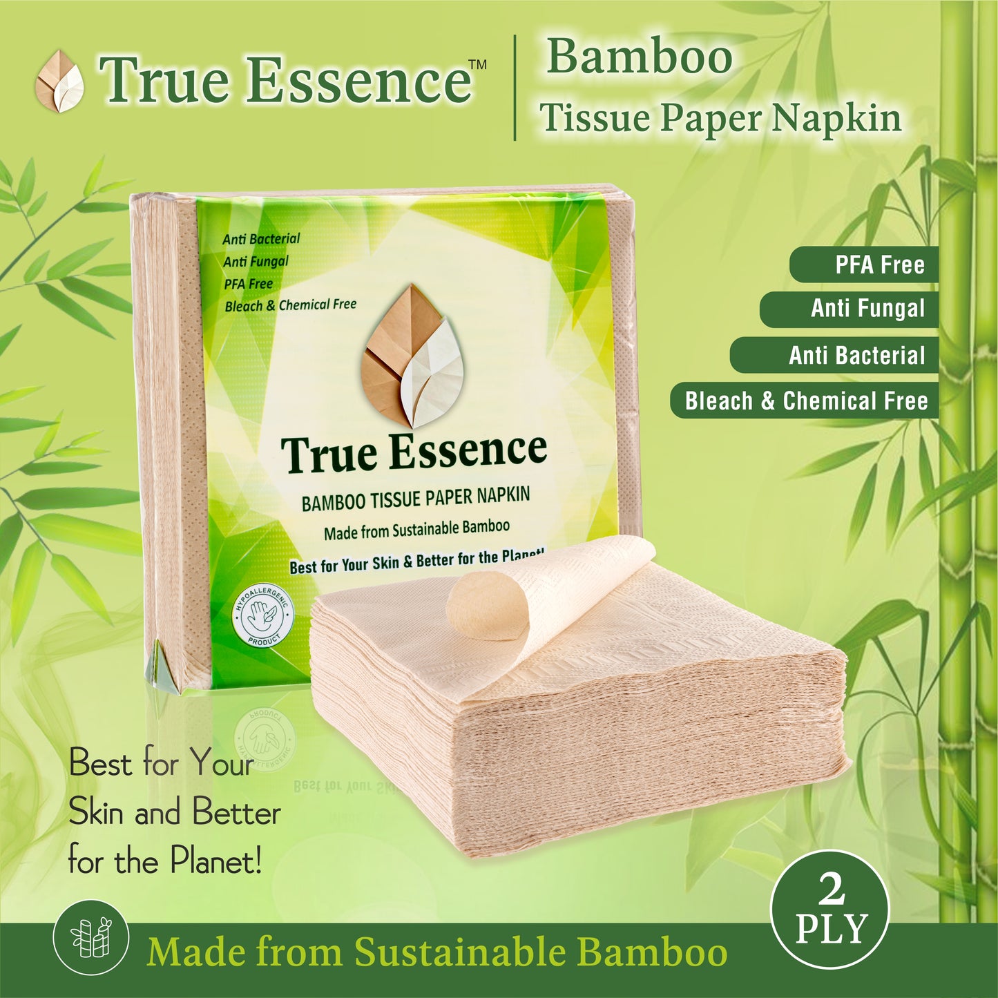 Bamboo Tissue Paper Napkin