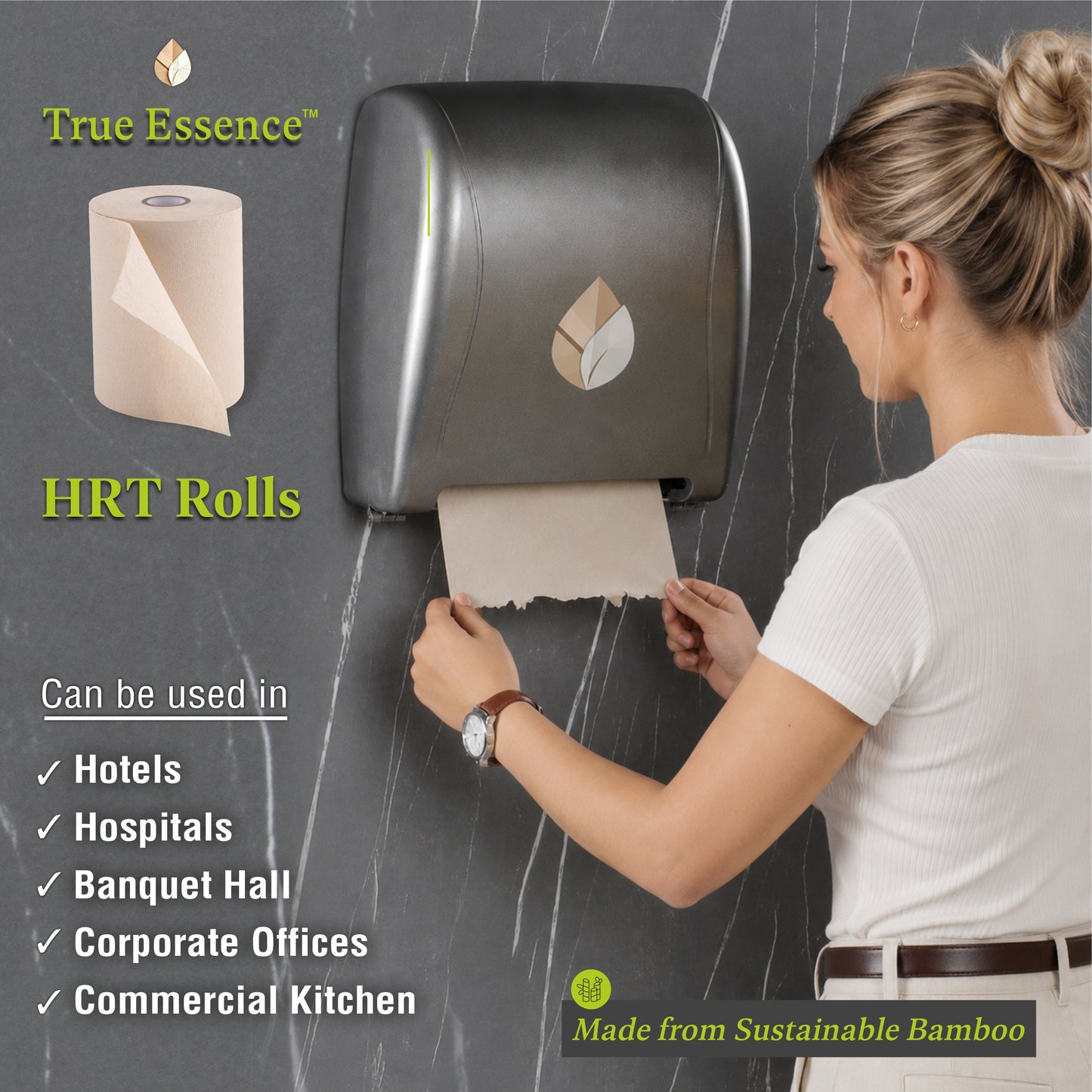 Premium Hard Roll Tissue