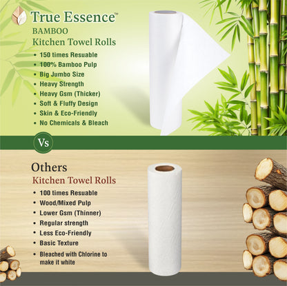 Bamboo Kitchen Towel Rolls