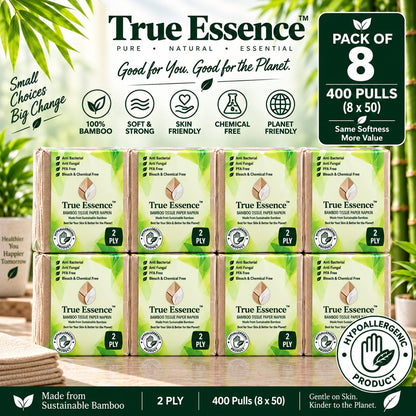 Bamboo Tissue Paper Napkin (Pack of 8)