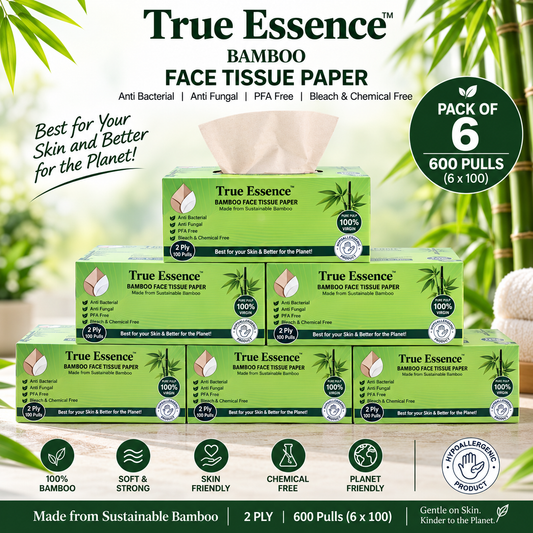 Bamboo Face Tissue Paper (Pack of 6)
